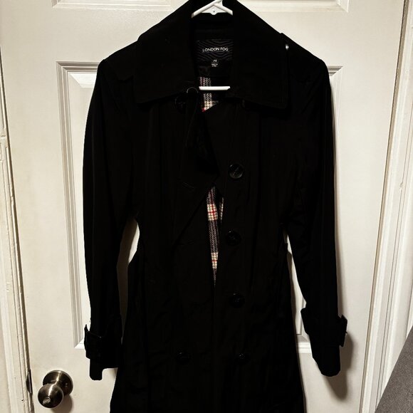 London Fog Jackets & Blazers - Womens long rain trench coat with flannel lining